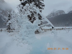 Lake Louise Ice Sculptures