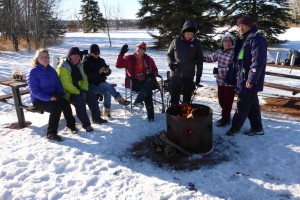 Hot Drinks and a Fire in North Glenmore Park