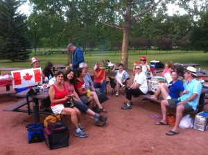Canada day at the park