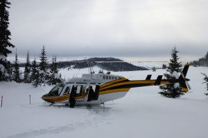 Wells Gray - Debarking the Helicopter